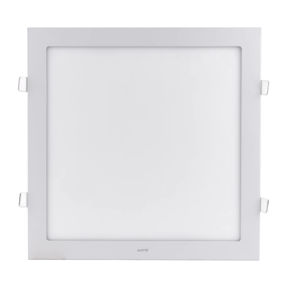 spl-24t Đèn LED panel nhôm âm trần vuông 24W sáng vàng MPE SPL-24V