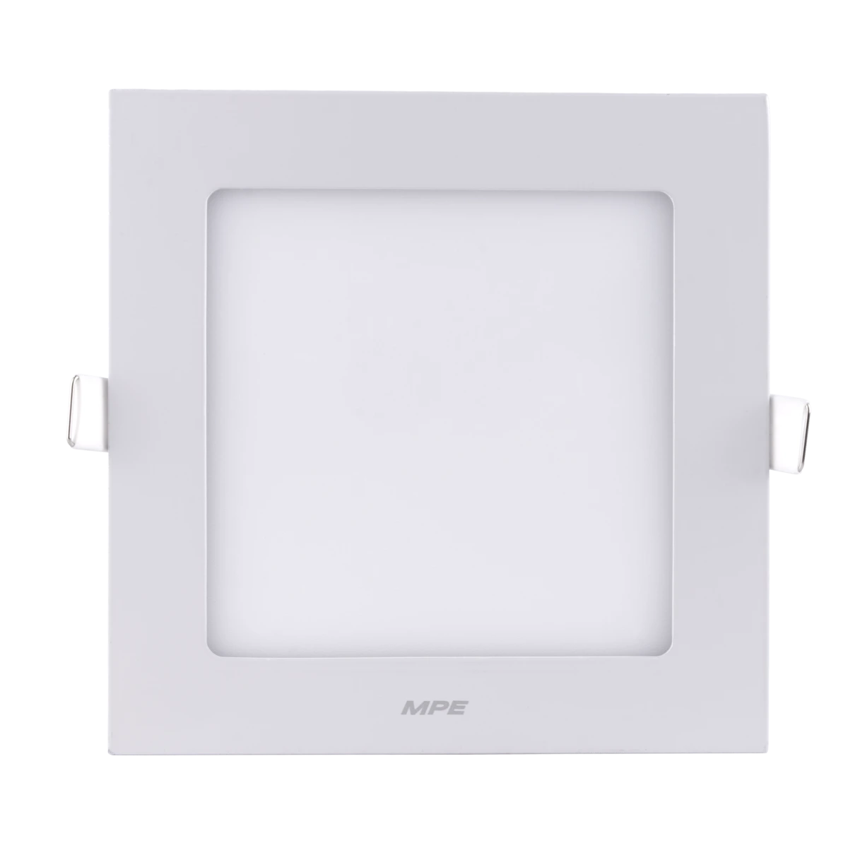 spl-9t-3 Đèn LED panel nhôm âm trần vuông 9W sáng vàng MPE SPL-9V