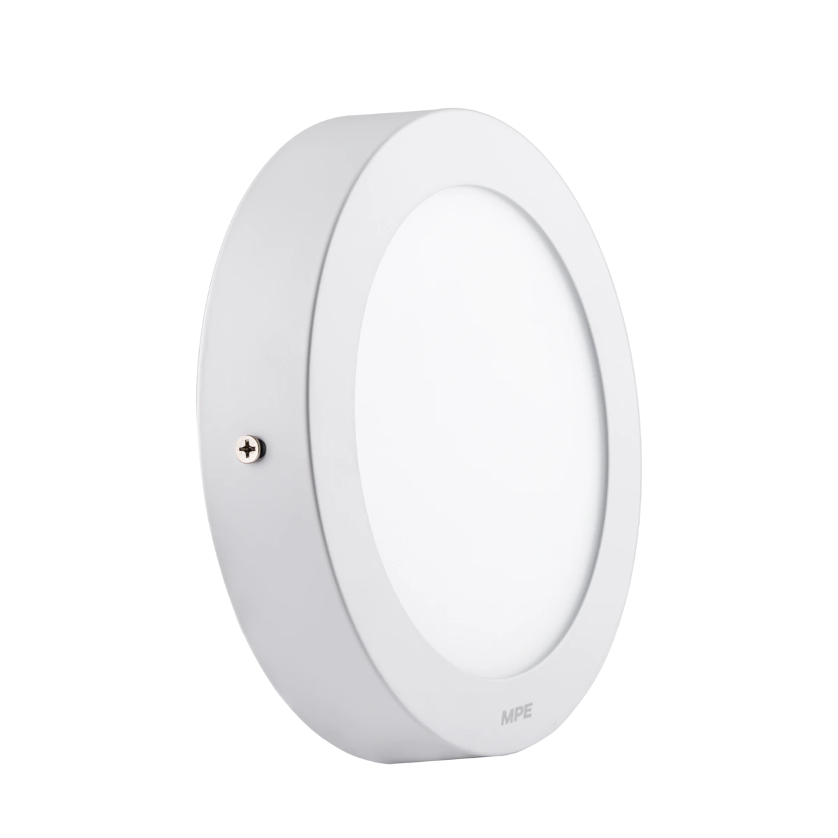 srpl-12t-2 Đèn LED panel nhôm dimmer gắn nổi 12W sáng vàng MPE SRPL-12V/DIM