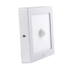 Đèn LED panel nhôm cảm biến gắn nổi 12W sáng trắng MPE SSPL-12T/MS