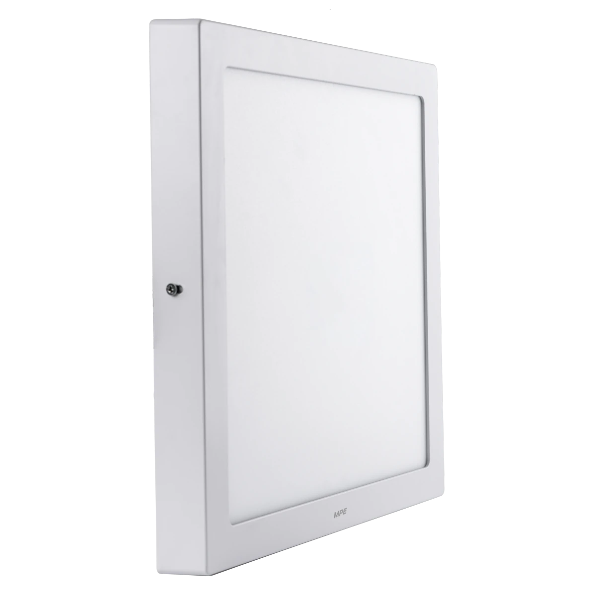 sspl-24t-2 Đèn LED panel nhôm vỏ trắng gắn nổi 24W sáng vàng MPE SSPL-24V