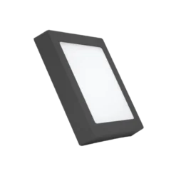 Đèn LED panel nhôm vỏ đen gắn nổi 18W sáng trắng MPE SSPLB-18T