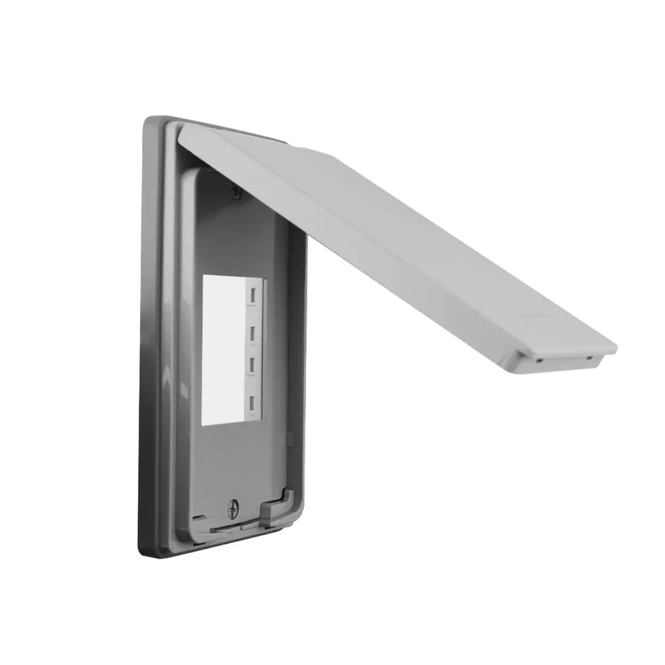 weg79029hk-vn Mặt Wide ổ đơn 3 chấu có nắp che mưa màu xám Panasonic WEG79029HK-VN