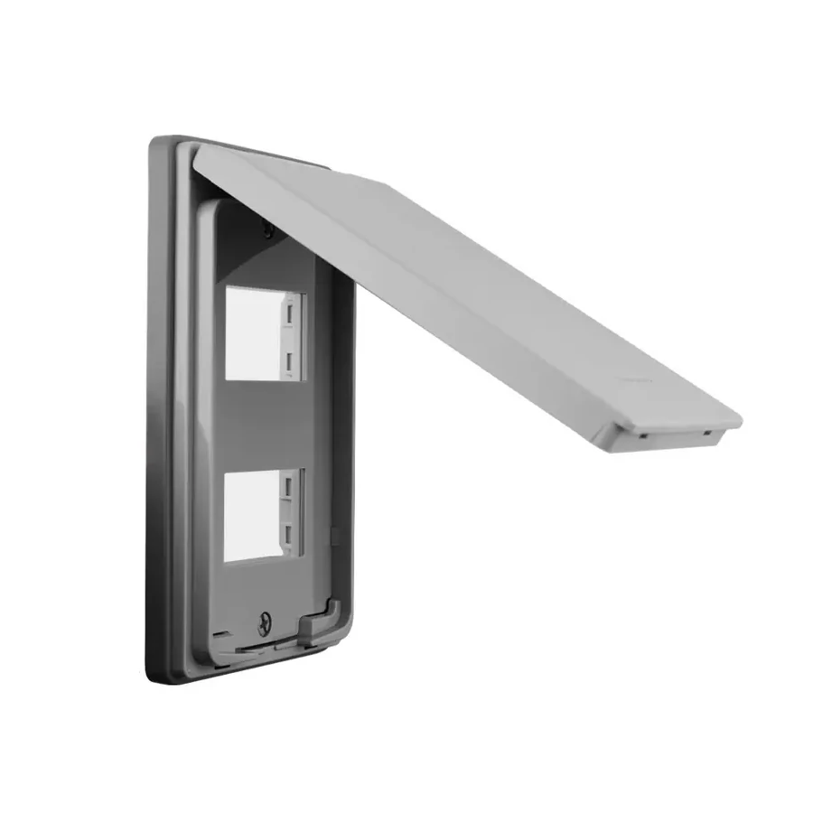 weg7902hk-vn Mặt Wide 2 thiết bị có nắp che mưa màu xám Panasonic WEG7902HK-VN