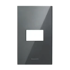 Mặt Halumie Acrylic 1 thiết bị màu xám ánh kim Panasonic WEGH6801CYH-VN