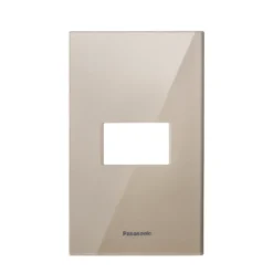 Mặt Halumie Acrylic 1 thiết bị màu vàng ánh kim Panasonic WEGH6801CYZ-VN