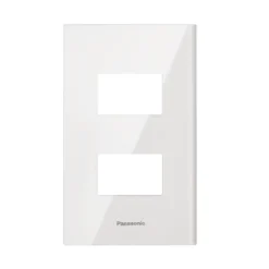 Mặt Halumie Acrylic 2 thiết bị màu trắng Panasonic WEGH6802CW-VN