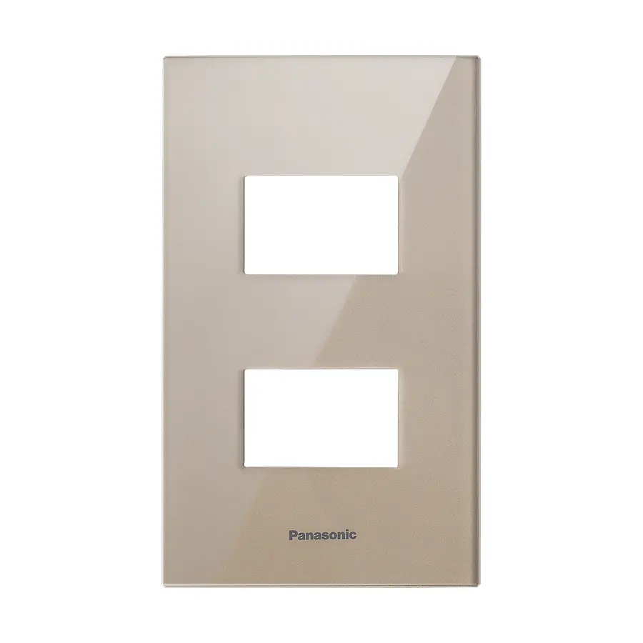 wegh6802cyz-vn Mặt Halumie Acrylic 2 thiết bị màu vàng ánh kim Panasonic WEGH6802CYZ-VN