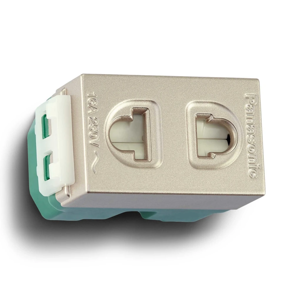 wev1081myz Ổ cắm đơn 16A cắm nhanh màu vàng ánh kim Panasonic WEV1081MYZ