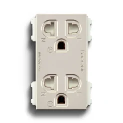 Ổ cắm đôi 3 chấu 16A cắm nhanh màu vàng ánh kim Panasonic WEV1582MYZ