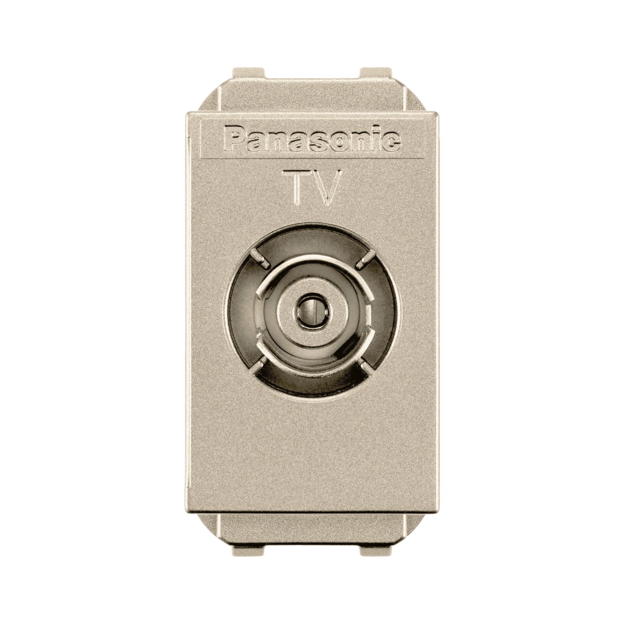 wev2501myz Ổ cắm anten TiVi 75 Ohm màu vàng ánh kim Panasonic WEV2501MYZ