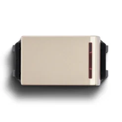 Công tắc 2 tiếp điểm 20A có đèn báo màu vàng ánh kim Panasonic WEVH5033-7MYZ