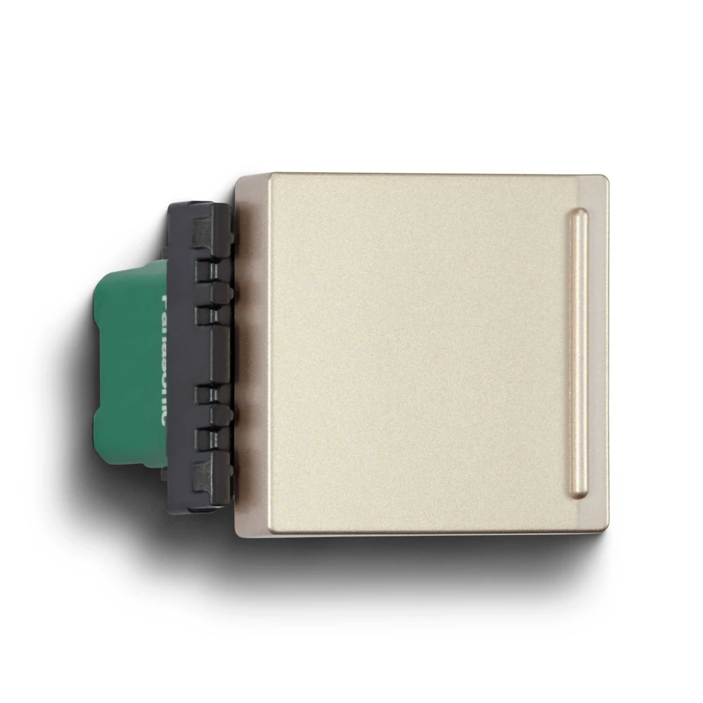 wevh5521myzk-1-1 Công tắc 1 chiều loại trung 16A cắm nhanh màu vàng ánh kim Panasonic WEVH5521MYZK