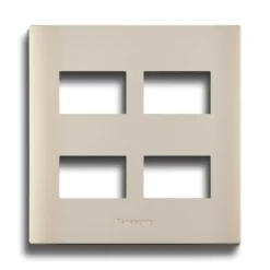 Mặt Halumie 4 thiết bị màu vàng ánh kim Panasonic WEVH68040MYZ