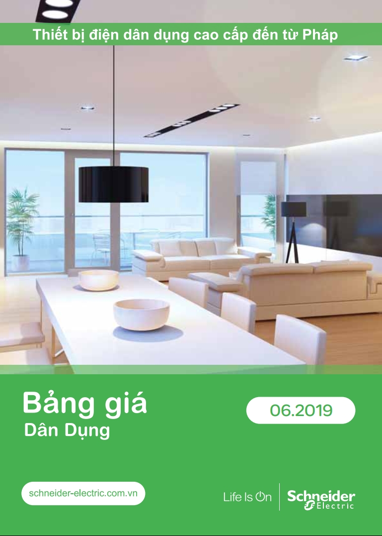 Bảng giá thiết bị điện Schneider mới nhất