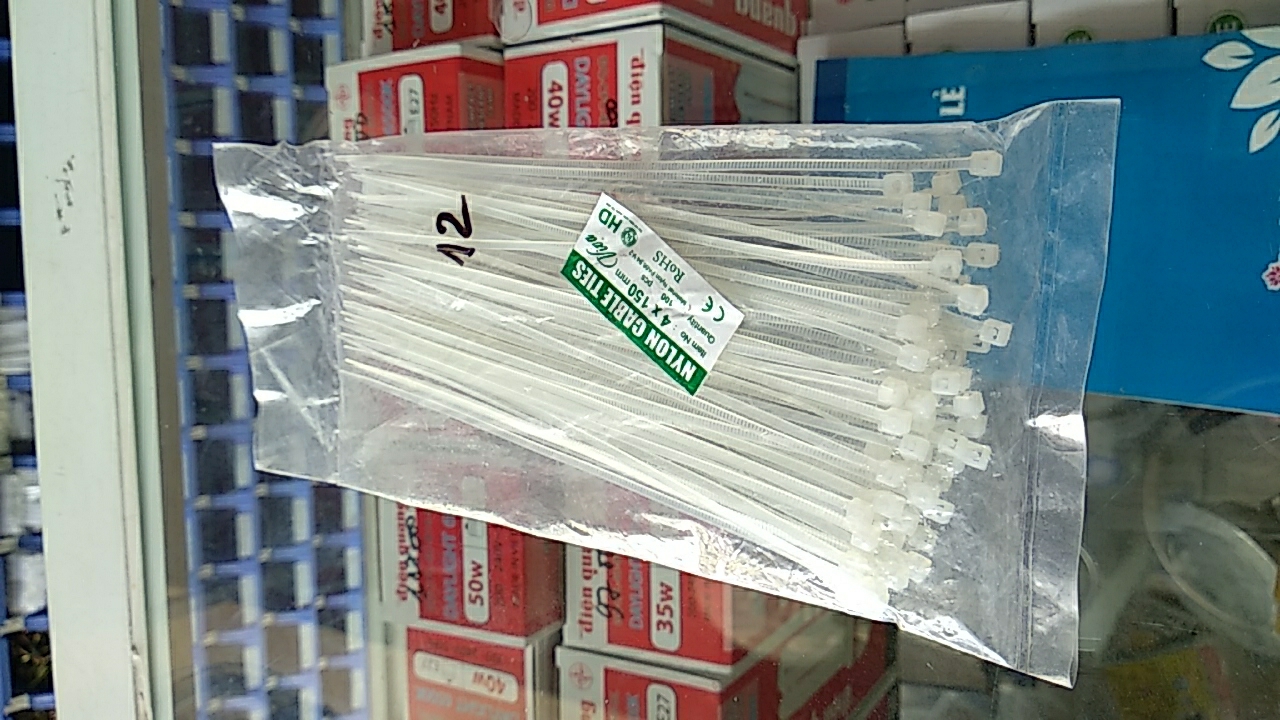 dây rút nhựa 15cm