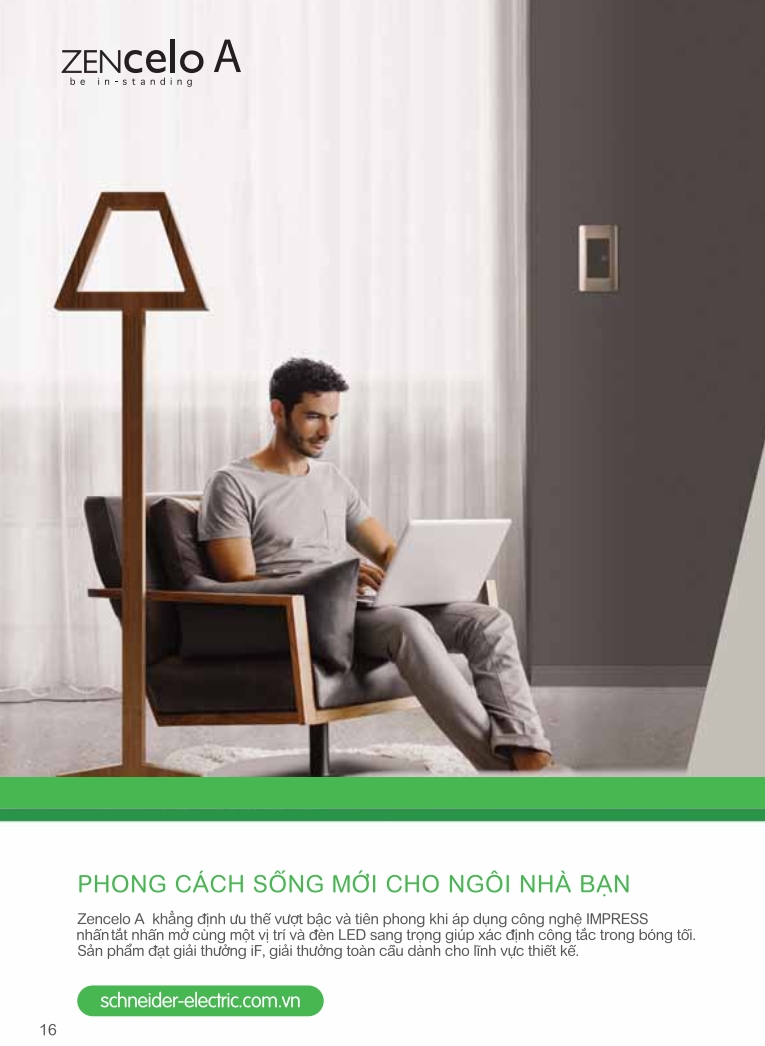 Dong Cong tac o cam zencelo A 16