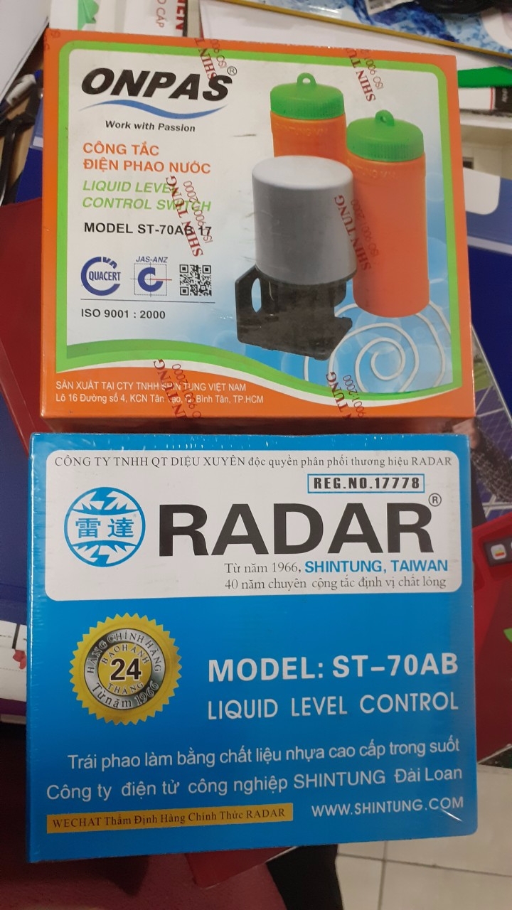 Phao điện bồn nước