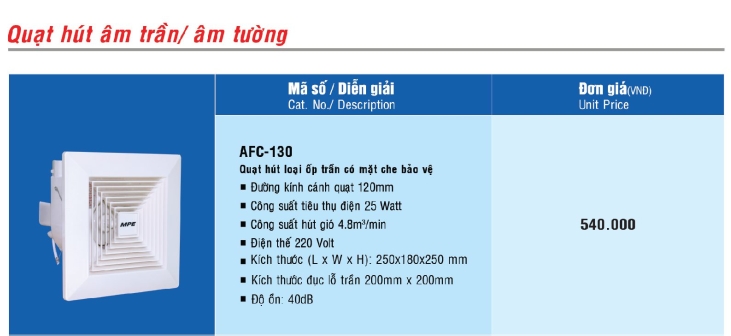 Quat hut am tran MPE