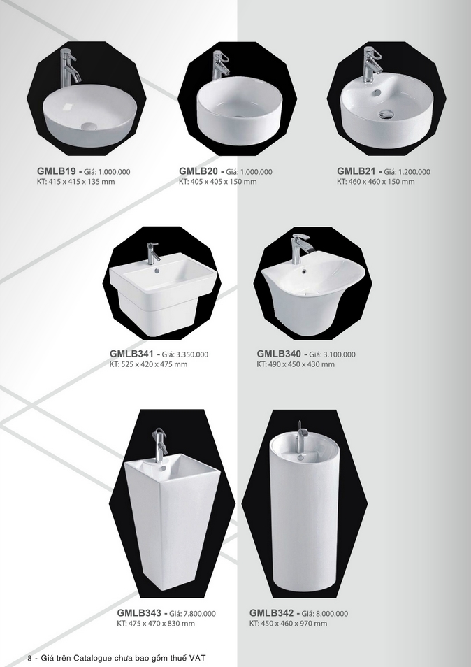 lavabo sứ Gama trang 3