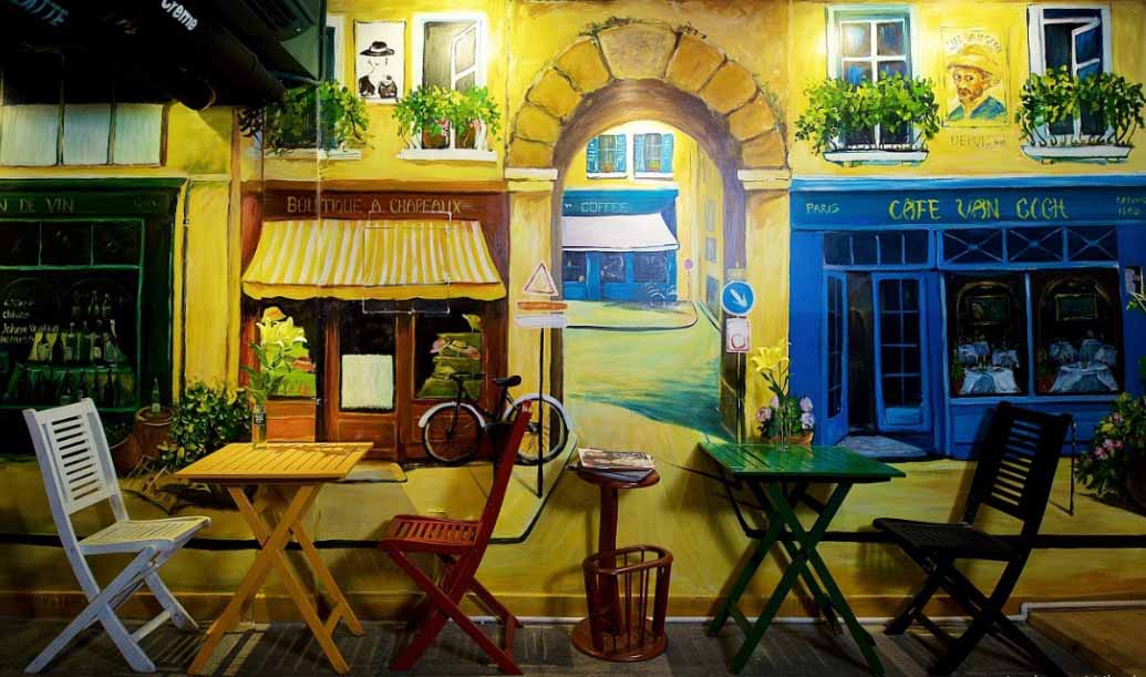 cách bố trí quán cafe đẹp