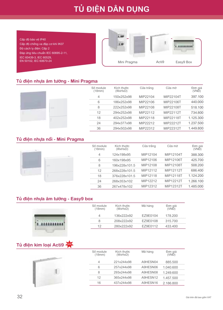 tủ điện dân dụng